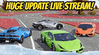 Greenville Wisconsin Roblox l HUGE UPDATE COMING SOON LIVE STREAM [upl. by Aeresed744]