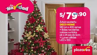 ¡Los adornos navideños que buscas 🌟🎄 a precios BAJOJOJ🎅S en plazaVea y plazaVeacompe 📲 [upl. by Kristal]