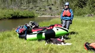 South Fork of the Flathead River  July 2018 Packrafting Trip [upl. by Bogosian37]