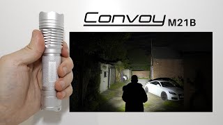 Convoy M21B  4000 lumens flashlight  CREE XHP703 LED [upl. by Elohcim]