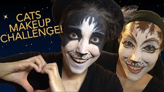 Cats Movie Mistoffelees and Victoria  Makeup Challenge [upl. by Enicul826]