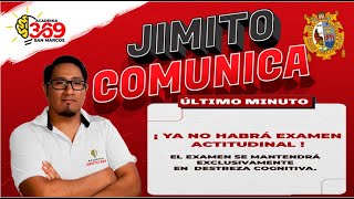 JIMITO COMUNICA ANULAN AREA ACTITUDINAL SM 2024  I [upl. by Lemej]