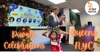 Diwali Celebrations Queens NYC attended by Governor Kathy Hochul [upl. by Kerred478]