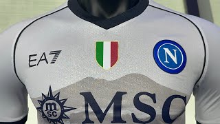 Seconda maglia Napoli da vicino si scoprono dettagli inediti bellissimi 🥺💙 [upl. by Eldin]