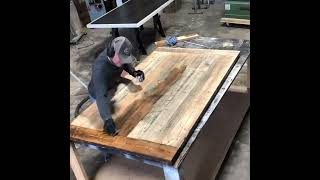 How to build a barnwood table in 41 seconds [upl. by Annunciata779]