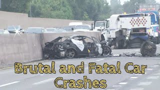 Brutal and Fatal Car Crashes [upl. by Lihp]