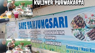 KULINER PURWAKARTA SATE TANJUNGSARI PONDOK SALAM ENAK [upl. by Essyle792]