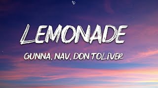 Internet Money amp Gunna  Lemonade Lyrics ft Don Toliver [upl. by Emsoc]