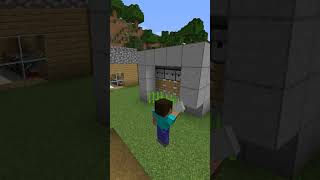 THE EASIEST AUTOMATIC SUGAR CANE FARM minecraftshorts [upl. by Argyle]