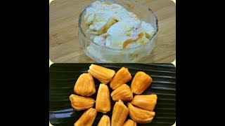 3INGREDIENT NATURALS JACKFRUIT ICECREAM  ചക്കപ്പഴം ഐസ്ക്രീം  कटहल  फणस [upl. by Cori387]