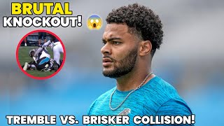 Massive Hit Tommy Tremble Gets Knocked Out by Bears Jaquan Brisker Must See Moment [upl. by Raimundo]