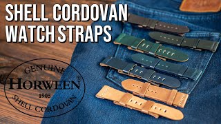 Shell Cordovan Watch Straps amp Grant Stone Unboxing [upl. by Oisacin]