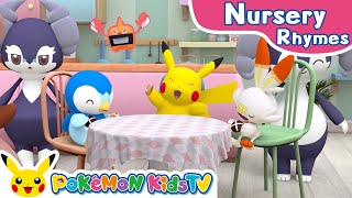 Hot Cross Buns  Nursery Rhyme  Kids Song  Pokémon Kids TV​ [upl. by Aiksa]