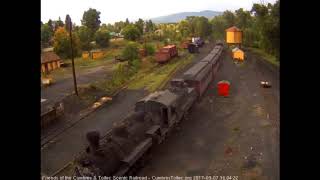 9 7 17 CampTS train 215 arrives into Chama NM [upl. by Gentry]