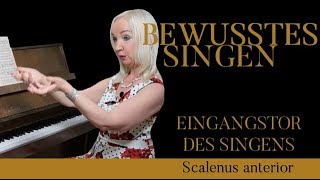 Scalenus anterior DAS EINGANGSTOR DES SINGENS – Supraleitung Methode BEWUSSTES SINGEN Teil 11 [upl. by Witcher99]