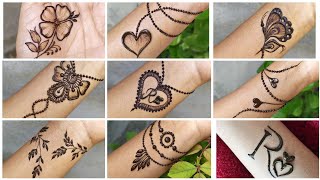 rakhi special mehndi designs ✨simple rakhi mehnditattoo mehndi designs [upl. by Nared320]