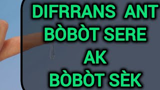 MEN DIFERANS KI GENYEN ANT BÒBÒT SERE AK BÒBÒT SÈK [upl. by Atsyrc]