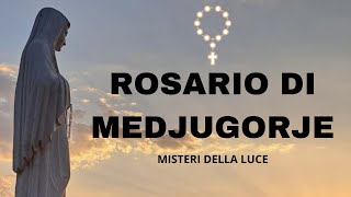 Medjugorje  Rosario luminosi con i messaggi della Madonna [upl. by Eniotna]