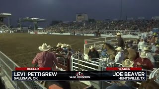 Joe Beaver  Levi Pettigrew  2023 RAM  Jim Baier Chute Out Rodeo [upl. by Lear]