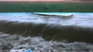 NEW FOOTAGE OF JAPAN TSUNAMI 2011 DAMAGE TO A PORT TOWN OF MISAWA [upl. by Inalan]