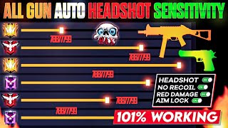 Free Fire Auto Headshot Trick 2024 Sensitivity  2gb 4gb 6gb Ram Headshot Sensitivity Setting [upl. by Nosreip]