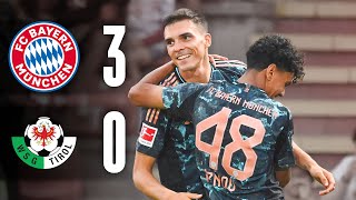 Palhinha’s first Bayern goal was a SCREAMER  FC Bayern  WSG Tirol  Highlights [upl. by Macfadyn]