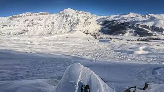 Freeride Skiing in Val dIsère POV [upl. by Winther]