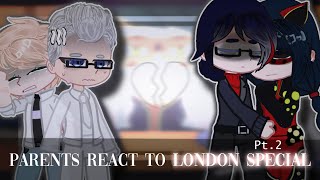 MLB Parents React To London Special Pt 2  Gacha Club  Gacha React [upl. by Ellerd]