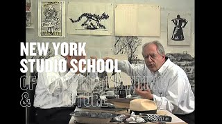 William Kentridge Drawing Lesson no 47  New York Studio School [upl. by Crenshaw]