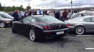 Ferrari 612 Scaglietti LOUD EXHAST Straight Pipes [upl. by Schild]