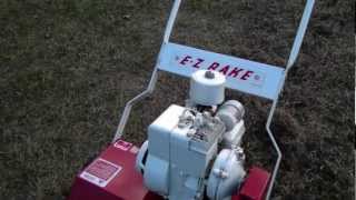 EZ Rake Model 48 Lawn Dethatcher Demo Briggs amp Stratton 3HP [upl. by Uziel]