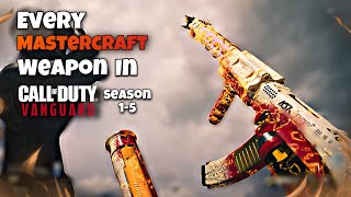 Every Mastercraft Weapon Inspection  VanguardWarzone Season 15 [upl. by Earaj744]