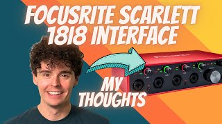 Focusrite Scarlett 18i8 3rd Gen USB Audio Interface Review [upl. by Bord]