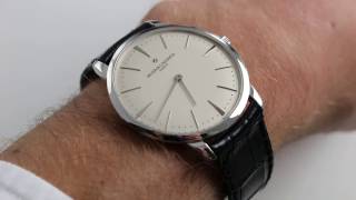 Vacheron Constantin Patrimony Ref 81180000G9117 Watch Review [upl. by Zullo]