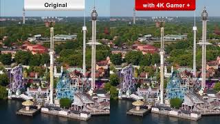 PhotoFast 4K Gamer compare video  Scenery [upl. by Judon]