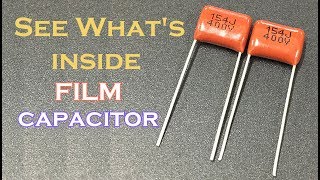 See Whats inside Metallized polypropylene film capacitor CBB22 [upl. by Yborian337]