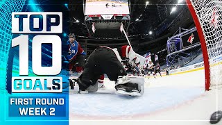 Top 10 Goals from Week 2 of the First Round  Stanley Cup Playoffs  NHL [upl. by Birck]