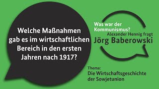 Welche Maßnahmen gab es im wirtschaftlichen Bereich in den ersten Jahren nach 1917 [upl. by Odele]