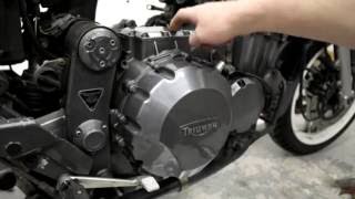 Triumph Trophy Sprag Clutch Replacement Part 1 [upl. by Ondrea]