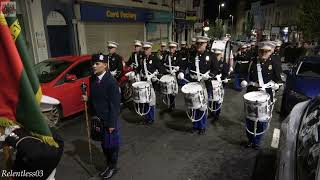 Mourne Young Defenders  SFLs Parade  Enniskillen  270924 4K [upl. by Latoniah]