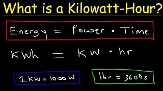 What is a Kilowatt hour [upl. by Arleta]