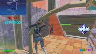 Perfect Ranked Mechanics 🧩 ⌨  NEW BEST Chapter 5 Keyboard Fortnite AIMBOT Settings PS5XBOXPC [upl. by Nahsed]