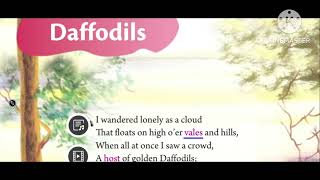 Daffodils poem  William Wordsworth  Hindi [upl. by Brenk511]