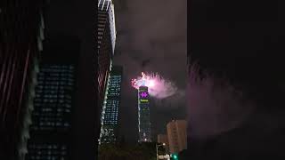 Taipei 101 fireworks display on 113th Taiwan National Day 🇹🇼 taiwan taipei101 [upl. by Notseh43]