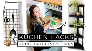 IKEA HACKS amp Tipps zum KÜCHEN ORGANISIEREN  Endlich Ordnung in der Küche  DIY Mamis [upl. by Mieka]