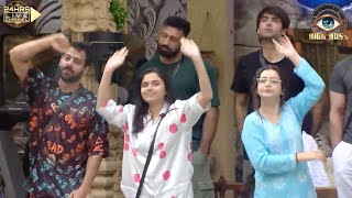 Bigg Boss 18 LIVE BB18 Ki Pehli Subah Alice Hui Late Shehzada Dikhe Sleepy Chaht Dikhi Energetic [upl. by Ayalat]