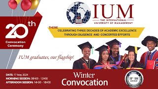 International University of Management IUM 2024 Winter Convocation Celebration [upl. by Anilec]