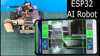 ESP32CAM Simple AI Robot Object Detection  Object Tracking  Lane Tracking [upl. by Libyc]