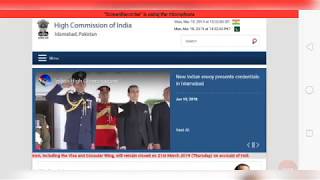 How to apply online Indian visa from Pakistan Video Part 1 [upl. by Yentiw]