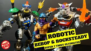 2024 ROBOTIC BEBOP amp ROBOTIC ROCKSTEADY  TMNT Ultimates  Super 7 [upl. by Leahcir]